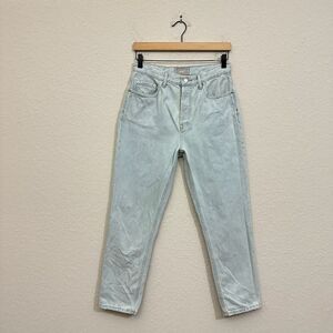 EVERLANE 90s Cheeky Jeans Light Blue Denim Cotton High Rise Cropped